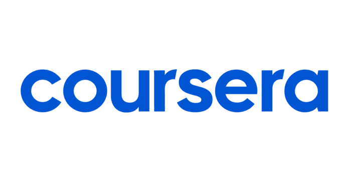 Coursera logo.